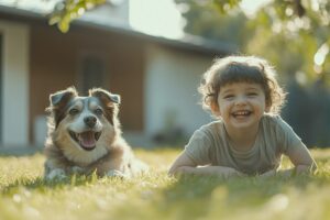 Convivência de cães com crianças