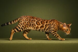 gato da raça Bengal