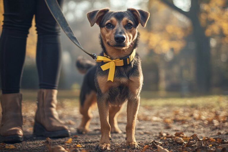 Yellow Dog Project, laço de fita amarela para o bem estar do seu animal.