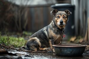 Bem estar animal contra correntes e confinamento inadequado