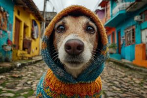 Frio intenso, riscos para cães e gatos.