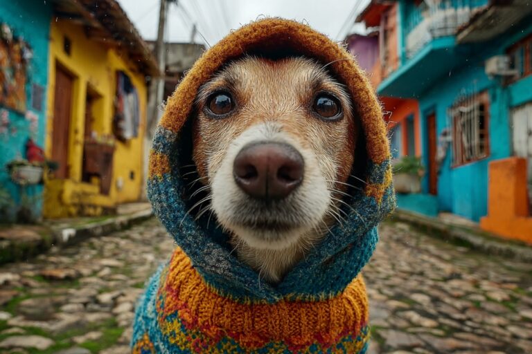 Frio intenso, riscos para cães e gatos.