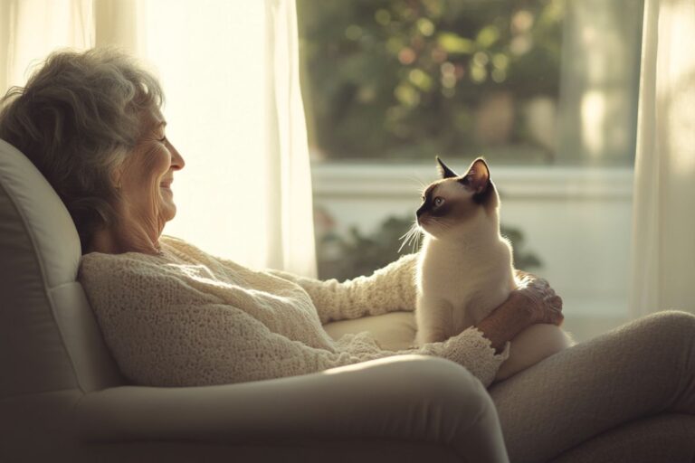gatos e idosos