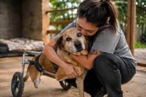 Livre-se do pre-conceito e adote um cão especial.