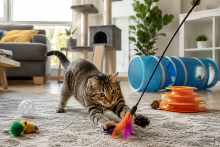 Brincadeiras e exercícios para gatos, caminho para uma vida saudável e feliz.