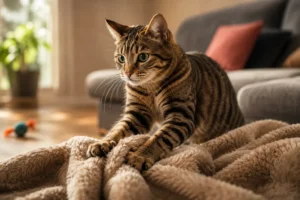 Comportamentos típicos de gatos.
