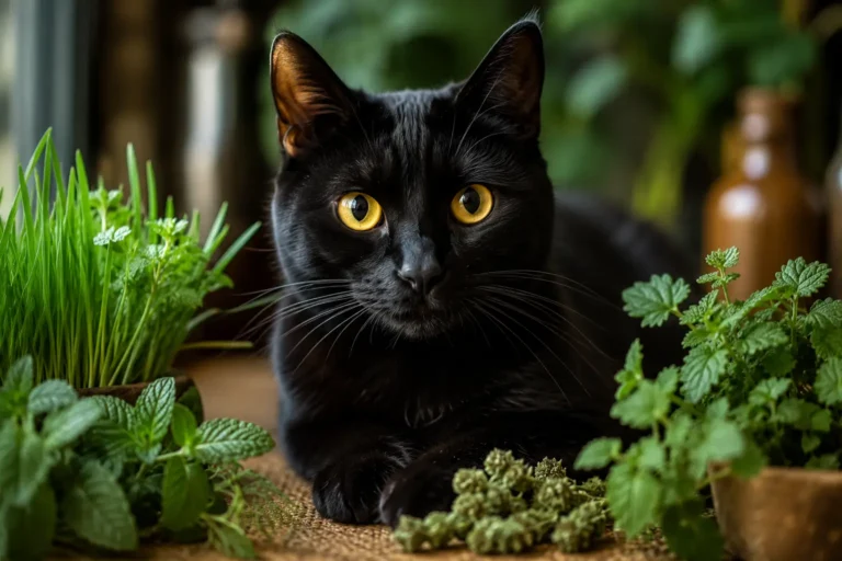 Ervas para gatos, conheça as benéficas e as que o consumo é proibido.
