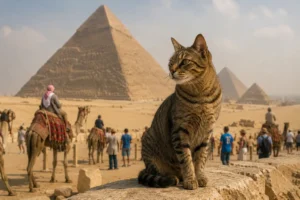Os gatos, no antigo Egito, eram considerados divindades.
