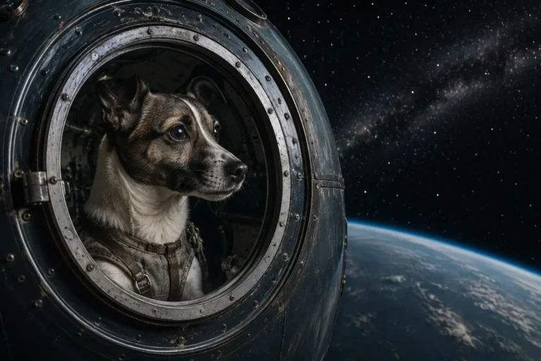 Cães no espaço.