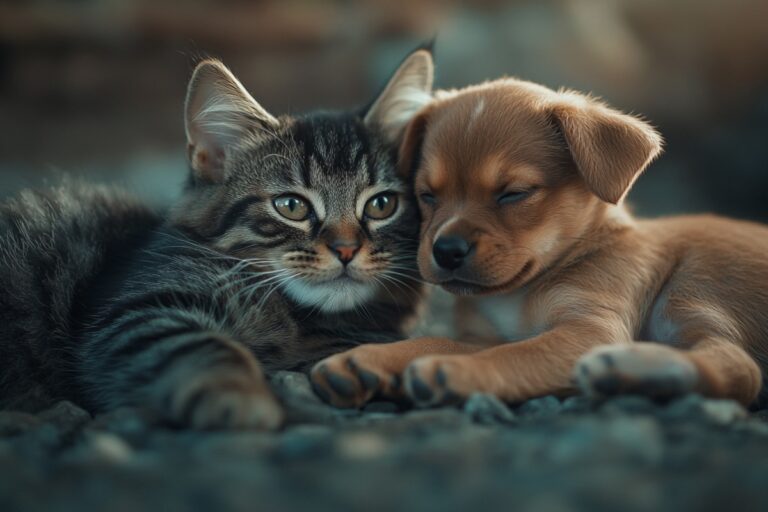 Relação entre cães e gatos