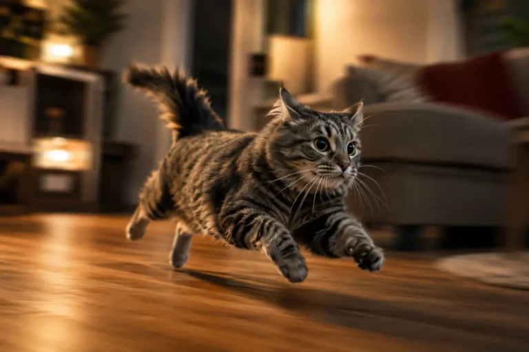 Zoomies em gatos.