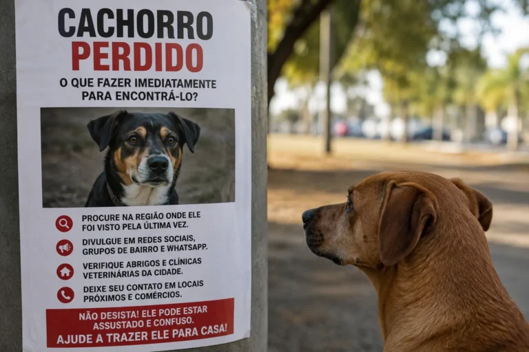 Perdeu o cachorro, saiba o que fazer nas primeiras horas.