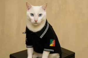 Gata Thai resgatada das enchentes