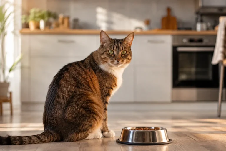Nutrição adequada para seu gato.