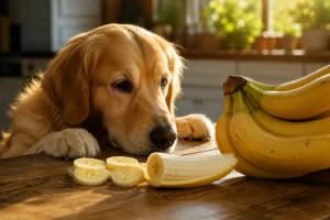 Cães podem comer bananas, mas alguns detalhes devem ser observados.