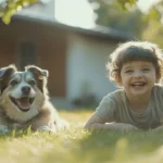 Convivencia de cães com crianças