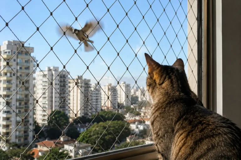Prevenção é o melhor remédio contra quedas de gatos das janelas.