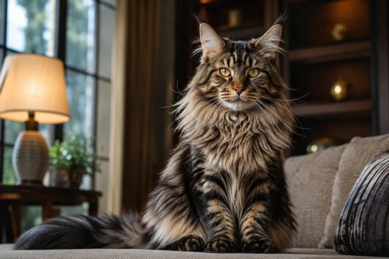 Maine Coon a raça gigante.