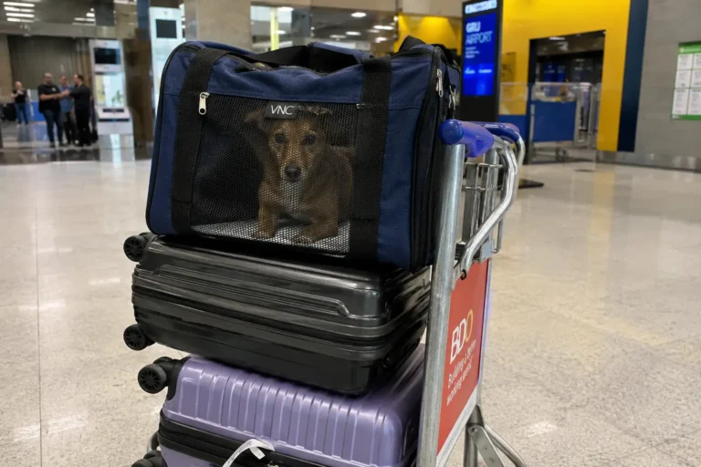 Transporte aéreo de cães, saiba os detalhes.