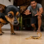Picada de escorpião em cães, saiba como evitar e cuidados para socorrer.