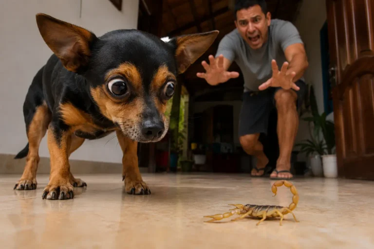 Picada de escorpião em cães, saiba como evitar e cuidados para socorrer.