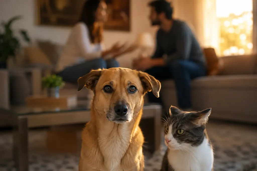 Seu Animal Mudou de Comportamento? Entenda Como o Ambiente Familiar Influencia Cães e Gatos.